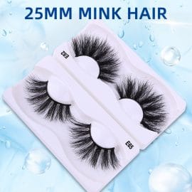 5D Mink Hair False Eyelashes 25mm-E AZYM-E25