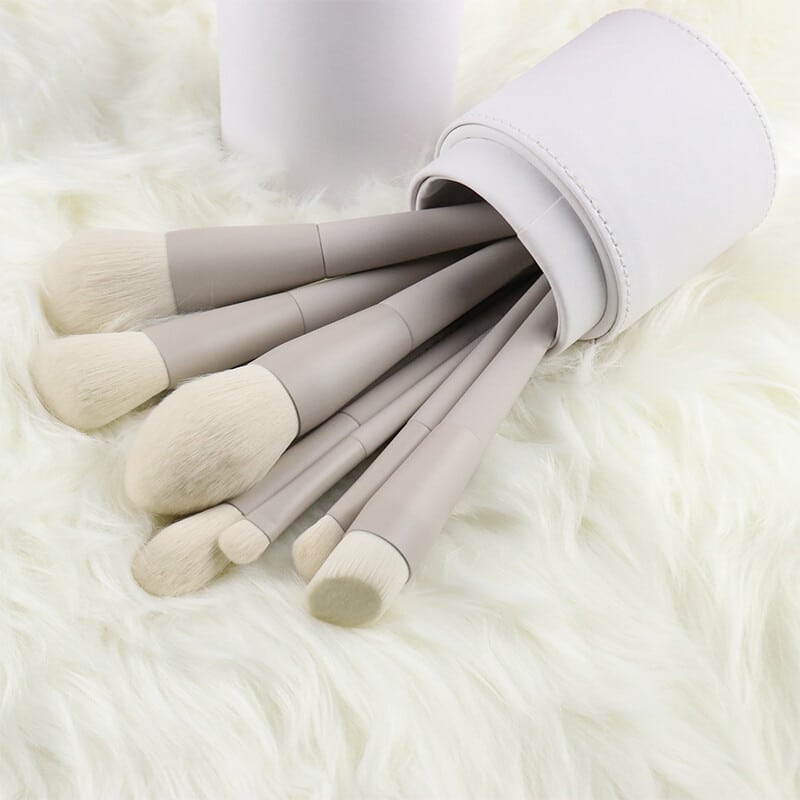 10 pcs White Makeup Brushes ALS3H-6234 - AMZ Cosmetic