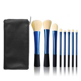 8pcs Electric Blue Makeup Brushes ALS-8EB