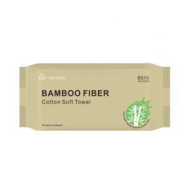 60pcs Bamboo Fiber Cotton Tissue AZF-0228