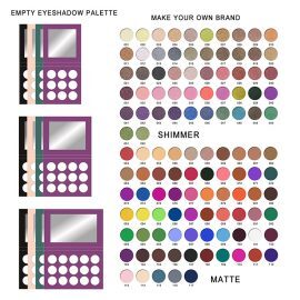 9 Colors DIY Eye shadow AJY-D9E