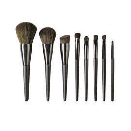 8pcs Dark Gray Makeup Brush Set ALS-6199