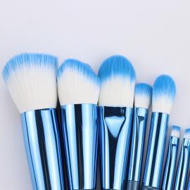 8pcs Light Blue Makeup Brushes Set ALS-6242