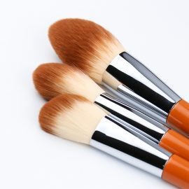 10pcs Orange Makeup Brush Set ALS-6244