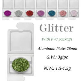 55 Colors Glitter Eyeshadow Palette 26mm APN-55G